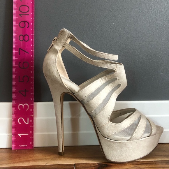 Suede Platform Heels - Picture 2 of 7